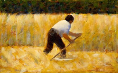 De Maaier, 1881-82 door Georges Seurat